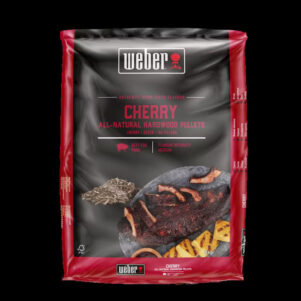 Weber® 3401050 - 100 % naturliga träpellets av körsbärsträ 8 kg Påse