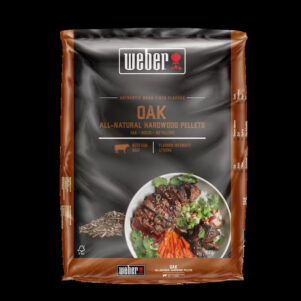 Weber® 3401053 - 100 % naturliga träpellets av ekträ 8 kg Påse
